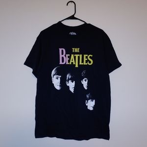 Beatles graphic classic T shirt, black, XL